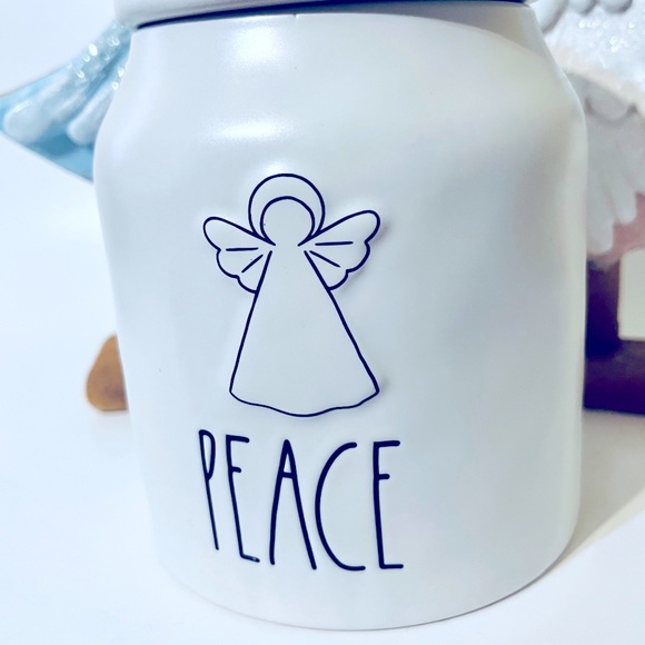 Rae Dunn Christmas Peace Angel Canister - Picture 2 of 2